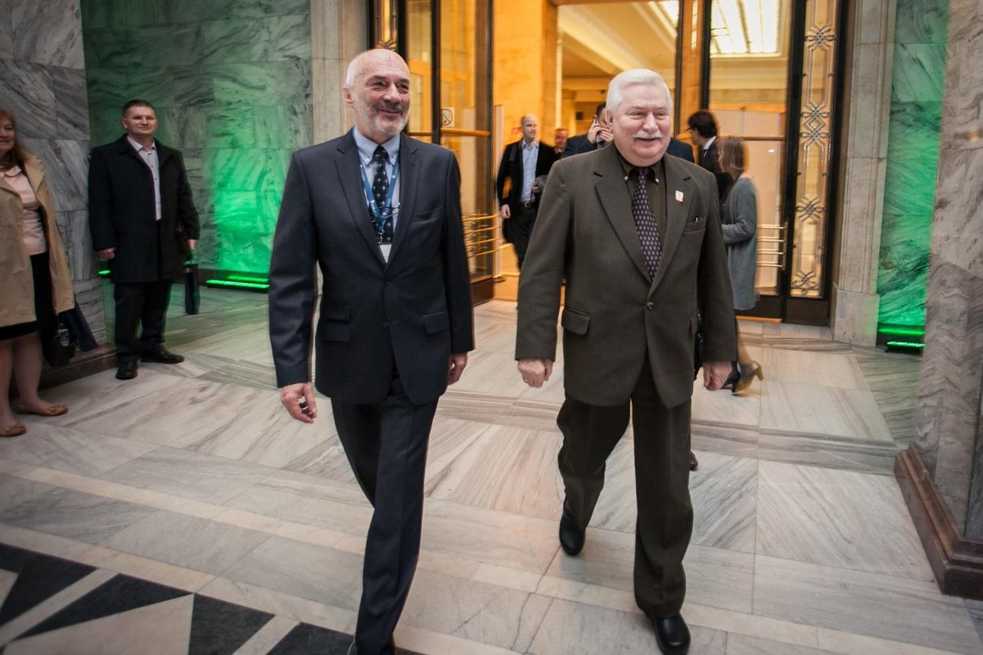 XXII Krajowa Konferencja, Warszawa 2013 r. – Lech Wałęsa i prezydent PFSRM Krzysztof Bratkowski